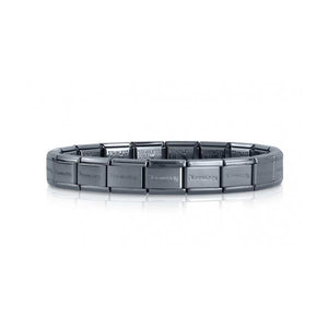 NOMINATION Grey IP Colour Base Bracelet 030001046