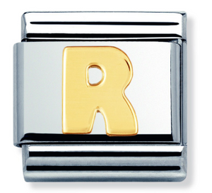 NOMINATION 'Letter R' Gold 03010118