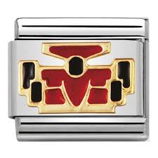 NOMINATION 'Grand Prix Car' Enamel & Gold 03020323