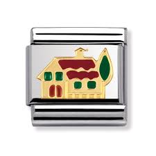 NOMINATION 'House' Gold & Enamel 03020819