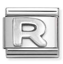 NOMINATION 'Letter R' Silver 33011318