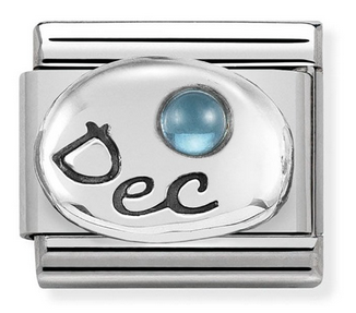 NOMINATION Month 'December' Silver 33050512