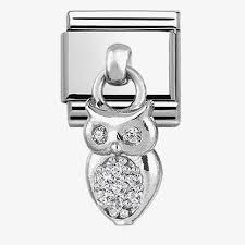 NOMINATION 'Cz Owl' Hanging Charm 33180012