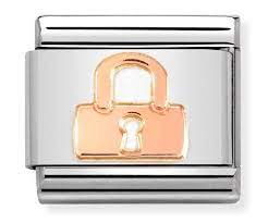 NOMINATION Rose Gold 'Padlock' 43010447