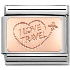 NOMINATION 'I Love Travel' Rose Gold 43011002