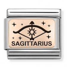 NOMINATION Zodiac 'Sagittarius' Rose Gold 43011209