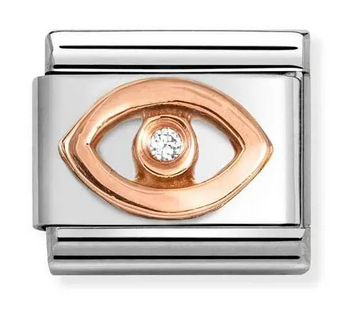 NOMINATION Rose Gold Cz Eye 43030549