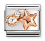 NOMINATION Rose Gold 'Star & Cz' 43030550