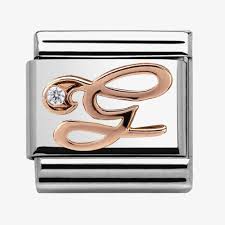 NOMINATION 'Letter G' Rose Gold 43031007