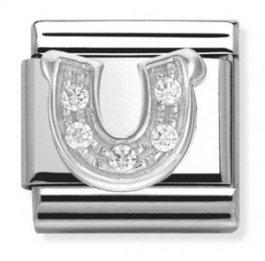 NOMINATION 'Horseshoe' Cz Silver 33030406