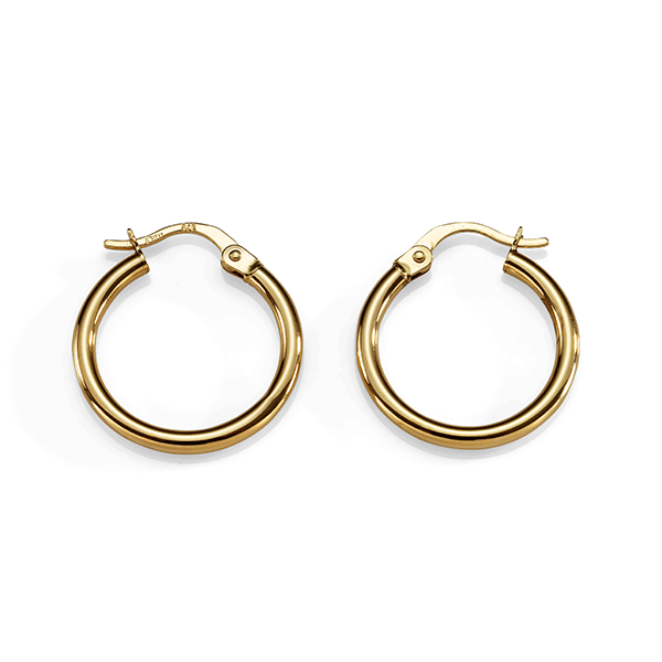 9ct Hoop Earrings