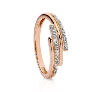 MP5870 9ct Rose Gold 0.10ct HI/P1-2 Diamond Dress Ring (7106963144868)