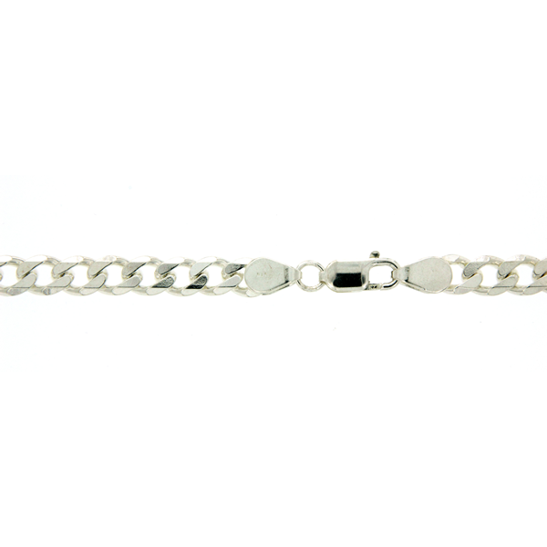 Sterling Silver 55cm curb chain