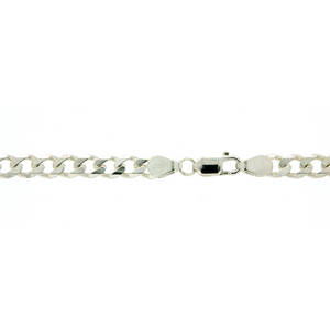 Sterling Silver 55cm curb chain