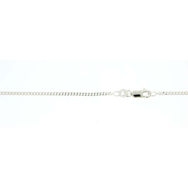 Sterling Silver 55cm Curb Chain