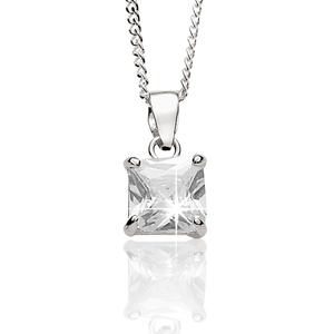 Sterling Silver Cubic Zirconia Pendant