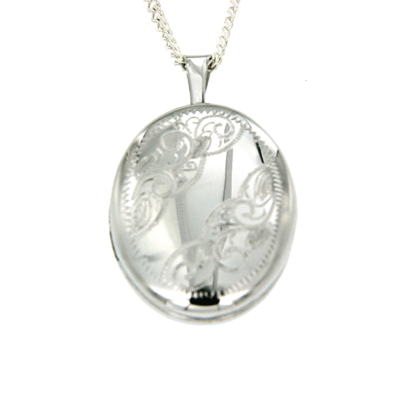 Picture engraved deals locket