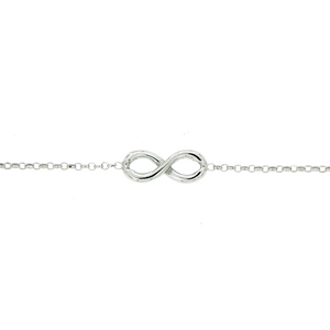 Sterling Silver Infinity Bracelet