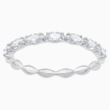 Swarovksi Vittore Marquise Ring, White, Rhodium plated